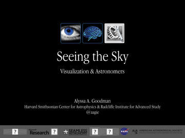 Title Page: Seeing the Sky, Visualization & Astronomers